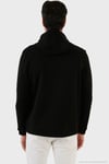 Pamuklu Regular Fit Baskılı Kanguru Cepli Kapüşonlu Erkek Sweat 6141004B SİYAH