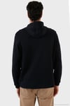 Pamuklu Regular Fit Baskılı Kanguru Cepli Kapüşonlu Erkek Sweat 6141004B LACİVERT