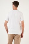 Pamuklu Regular Fit Bisiklet Yaka Basic Erkek T Shirt 59020201 BEYAZ