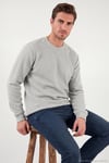Pamuklu Regular Fit Bisiklet Yaka Dokulu Erkek Sweat 5905866 TAŞ