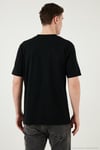 Pamuklu Regular Fit Bisiklet Yaka Erkek T Shirt 5902948 SİYAH