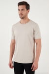 Pamuklu Regular Fit Bisiklet Yaka Erkek T Shirt 5904074 TAŞ