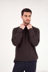 Pamuklu Regular Fit Bisiklet Yaka Erkek Kazak 7020263 KAHVE