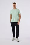 Pamuklu Regular Fit Bisiklet Yaka Erkek T Shirt 6SM5058-MNT MİNT