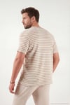 Pamuklu Regular Fit Bisiklet Yaka Erkek T Shirt 5904027 TAŞ