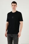 Pamuklu Regular Fit Bisiklet Yaka Erkek T Shirt 5902948 SİYAH