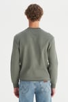 Pamuklu Regular Fit Bisiklet Yaka Erkek Sweat GW2520255 801 KOYU HAKİ