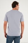 Pamuklu Regular Fit Bisiklet Yaka Erkek T Shirt 59020204 GRİ