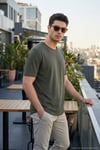 Pamuklu Regular Fit Bisiklet Yaka Erkek T Shirt 5904074 NEFTİ