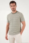 Pamuklu Regular Fit Bisiklet Yaka Erkek T Shirt 5904027 NEFTİ