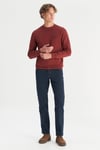 Pamuklu Regular Fit Bisiklet Yaka Erkek Sweat GW2520255 169 KİREMİT