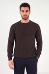 Pamuklu Regular Fit Bisiklet Yaka Erkek Kazak 7020263 KAHVE