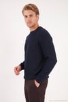 Pamuklu Regular Fit Bisiklet Yaka Erkek Kazak 7020263 LACİVERT