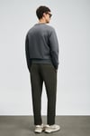Pamuklu Regular Fit Bisiklet Yaka Erkek Sweat 112030177 KOYU GRİ