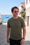 Pamuklu Regular Fit Bisiklet Yaka Erkek T Shirt 59020204 HAKİ