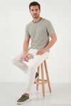 Pamuklu Regular Fit Bisiklet Yaka Erkek T Shirt 5904027 NEFTİ