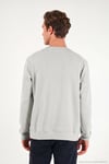 Pamuklu Regular Fit Bisiklet Yaka Erkek Sweat 5905965 Kül