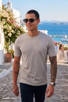 Pamuklu Regular Fit Bisiklet Yaka Erkek T Shirt 59020204 KÜL