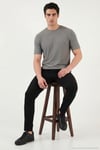 Pamuklu Regular Fit Bisiklet Yaka Erkek T Shirt 5904068 AÇIK HAKİ