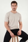 Pamuklu Regular Fit Bisiklet Yaka Erkek T Shirt 5904074 TAŞ