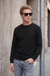 Pamuklu Regular Fit Bisiklet Yaka Erkek Sweat 5905965 SİYAH