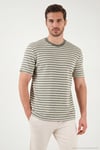 Pamuklu Regular Fit Bisiklet Yaka Erkek T Shirt 5904027 NEFTİ
