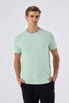 Pamuklu Regular Fit Bisiklet Yaka Erkek T Shirt 6SM5058-MNT MİNT