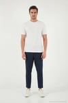 Pamuklu Regular Fit Bisiklet Yaka Erkek T Shirt 5904068 EKRU