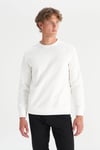 Pamuklu Regular Fit Bisiklet Yaka Erkek Sweat GW2520534 100 BEYAZ