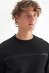 Pamuklu Regular Fit Bisiklet Yaka Erkek Sweat W2520534 001 SİYAH