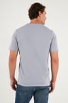 Pamuklu Regular Fit Bisiklet Yaka Erkek T Shirt 59020204 GRİ