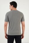 Pamuklu Regular Fit Bisiklet Yaka Erkek T Shirt 5904068 AÇIK HAKİ