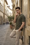 Pamuklu Regular Fit Bisiklet Yaka Erkek T Shirt 5904074 NEFTİ