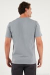 Pamuklu Regular Fit Bisiklet Yaka Erkek T Shirt 59020204 AÇIK GRİ
