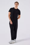 Pamuklu Regular Fit Bisiklet Yaka Erkek T Shirt 6SM5069-BK SİYAH