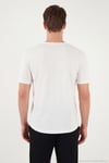 Pamuklu Regular Fit Bisiklet Yaka Erkek T Shirt 5904074 EKRU
