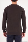 Pamuklu Regular Fit Bisiklet Yaka Erkek Kazak 7020263 KAHVE