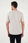 Pamuklu Regular Fit Bisiklet Yaka Erkek T Shirt 5904074 TAŞ