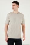 Pamuklu Regular Fit Bisiklet Yaka Erkek T Shirt 5902948 TAŞ