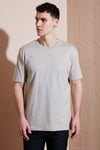 Pamuklu Regular Fit Bisiklet Yaka Erkek T Shirt 5902948 TAŞ