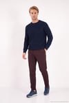 Pamuklu Regular Fit Bisiklet Yaka Erkek Kazak 7020263 LACİVERT