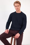 Pamuklu Regular Fit Bisiklet Yaka Erkek Kazak 7020263 LACİVERT