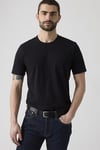 Pamuklu Regular Fit Bisiklet Yaka Erkek T Shirt 008BQ-0000 SİYAH
