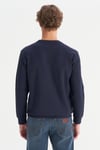 Pamuklu Regular Fit Bisiklet Yaka Erkek Sweat GW2520534 410 LACİVERT