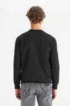 Pamuklu Regular Fit Bisiklet Yaka Erkek Sweat W2520534 001 SİYAH