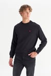Pamuklu Regular Fit Bisiklet Yaka Erkek Sweat GW2520255 001 SİYAH