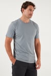 Pamuklu Regular Fit Bisiklet Yaka Erkek T Shirt 59020204 AÇIK GRİ
