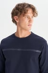 Pamuklu Regular Fit Bisiklet Yaka Erkek Sweat GW2520534 410 LACİVERT