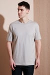 Pamuklu Regular Fit Bisiklet Yaka Erkek T Shirt 5902948 TAŞ
