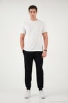 Pamuklu Regular Fit Bisiklet Yaka Erkek T Shirt 5904063 EKRU